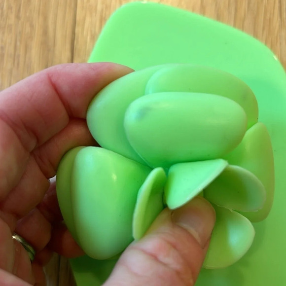 Jeffrey Campbell Sandal Fleurisse Like Green Flower Ankle Strap 8 NWOT - Picture 4 of 6